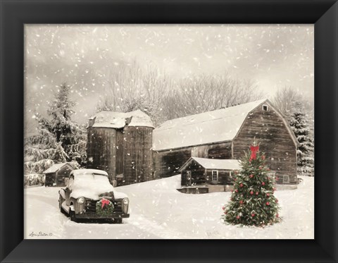 Framed Farmhouse Christmas Print