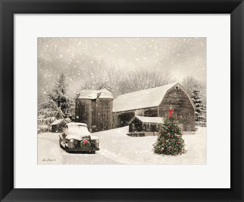 Framed Farmhouse Christmas Print