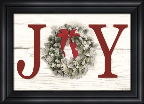 Framed Christmas Joy Print