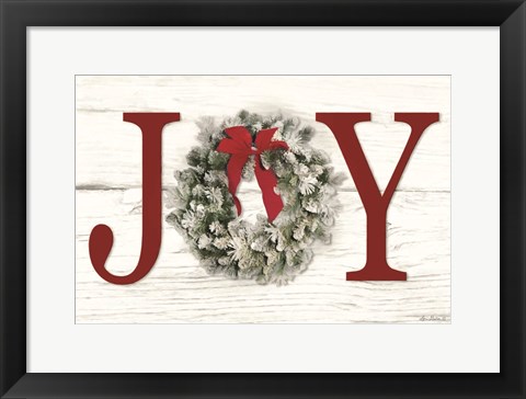 Framed Christmas Joy Print