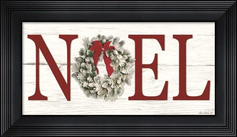 Framed Christmas Noel Print
