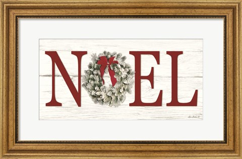 Framed Christmas Noel Print