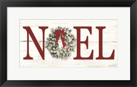 Framed Christmas Noel Print