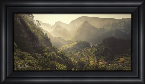 Framed Land of the Hobbits Print