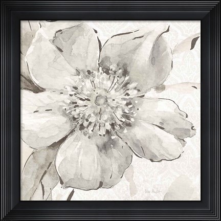 Framed Indigold VI Gray Print