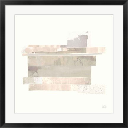 Framed Stacks IV Neutral Print