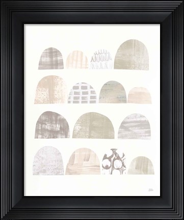 Framed Mod Neutrals IV v2 Print