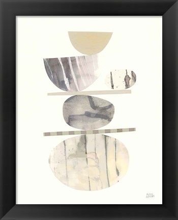 Framed Balance I Neutral Print