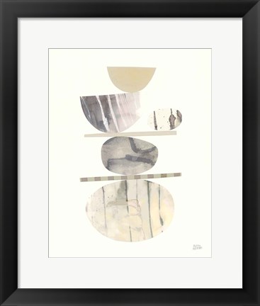 Framed Balance I Neutral Print