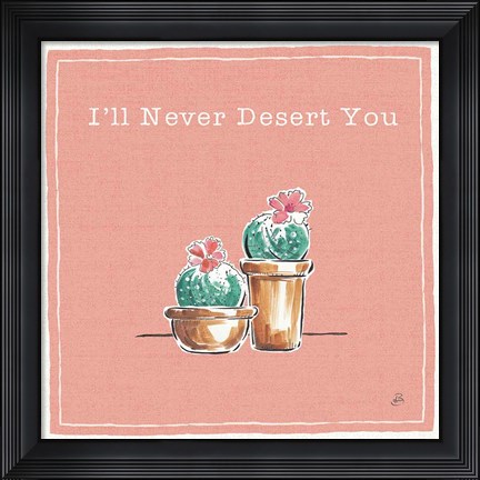 Framed Desert Bloom XI You Print