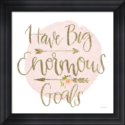 Framed Girl Power II Bright Print