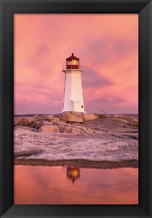 Framed Peggys Cove Print