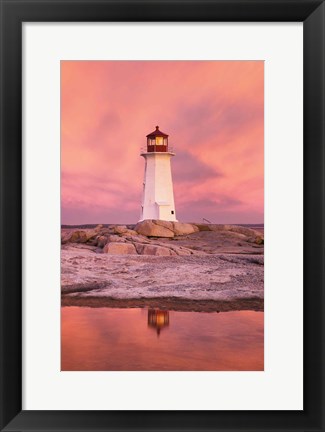 Framed Peggys Cove Print