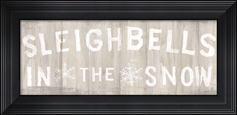 Framed Woodland Holidays Sign II Print