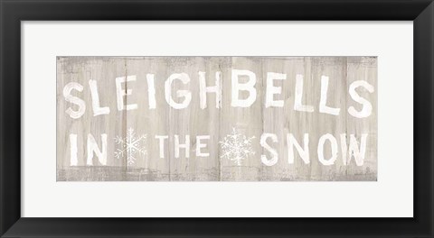 Framed Woodland Holidays Sign II Print