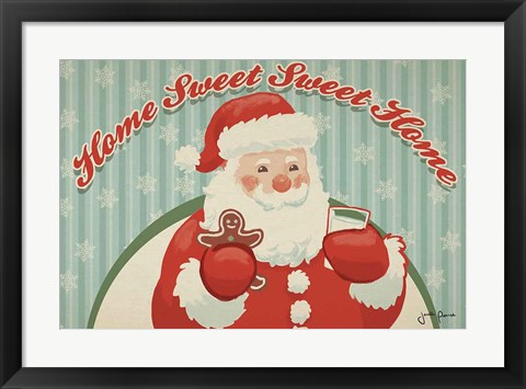 Framed Retro Christmas V Print