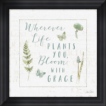 Framed In the Forest IV Grace Print