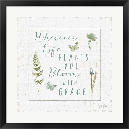 Framed In the Forest IV Grace Print