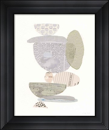 Framed Whimsy VI Neutral Print