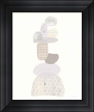 Framed Whimsy I Neutral Print