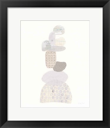 Framed Whimsy I Neutral Print