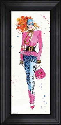 Framed 80s Fashion II Color Print