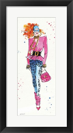 Framed 80s Fashion II Color Print