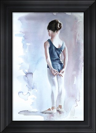 Framed First Day at Ballet Print