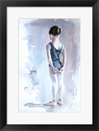 Framed First Day at Ballet Print