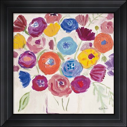 Framed Delicate Flair II Pastel Print