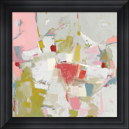 Framed And All That Jazz Pink Print