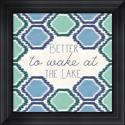 Framed Otomi Lake XVI Print