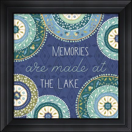 Framed Otomi Lake XV Print