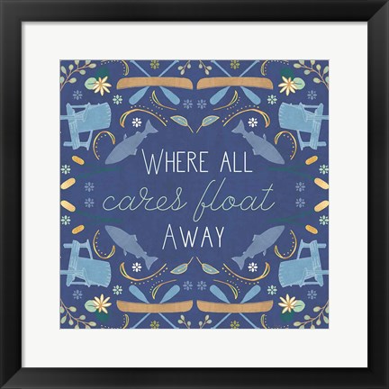 Framed Otomi Lake XIII Print