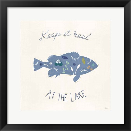 Framed Otomi Lake IXB Print