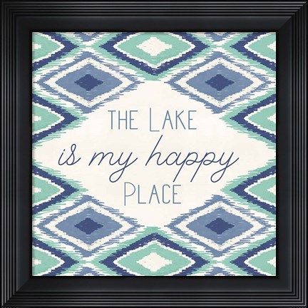 Framed Otomi Lake XII Print