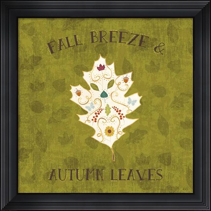 Framed Autumn Otomi V Print