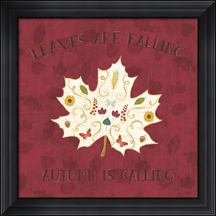Framed Autumn Otomi IV Print