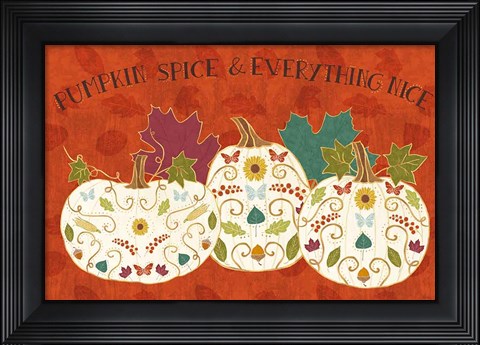 Framed Autumn Otomi I Print