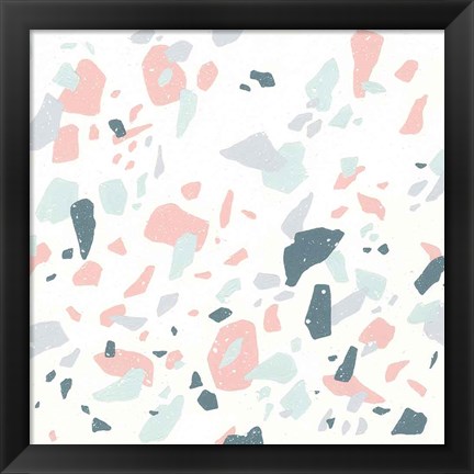 Framed Terrazzo I Print