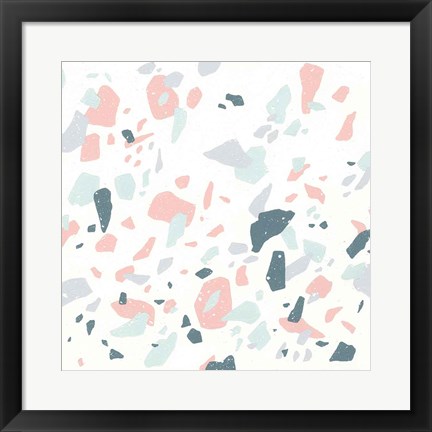 Framed Terrazzo I Print