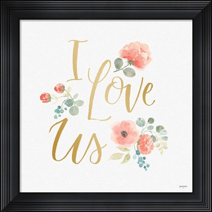 Framed Blooming Delight VI White Print