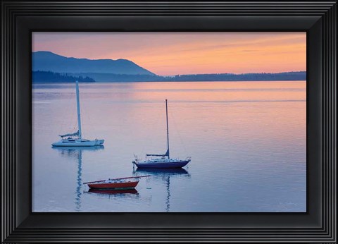 Framed Bellingham Bay Print