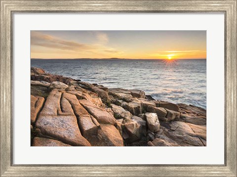 Framed Acadia Sunrise Print