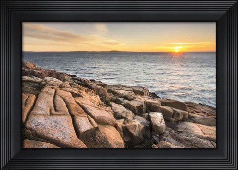 Framed Acadia Sunrise Print