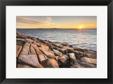 Framed Acadia Sunrise Print