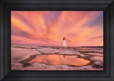Framed Peggys Cove Nova Scotia Print