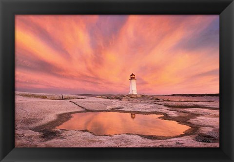 Framed Peggys Cove Nova Scotia Print