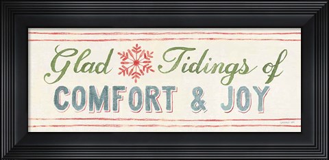 Framed Floursack Holiday Bright VI Print
