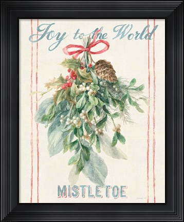 Framed Floursack Holiday Bright IV Print